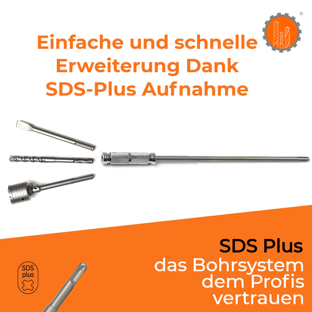 SDS Plus auf SDS Plus Verlängerung / Verbinder für Bohrverlängerungen - Image 4
