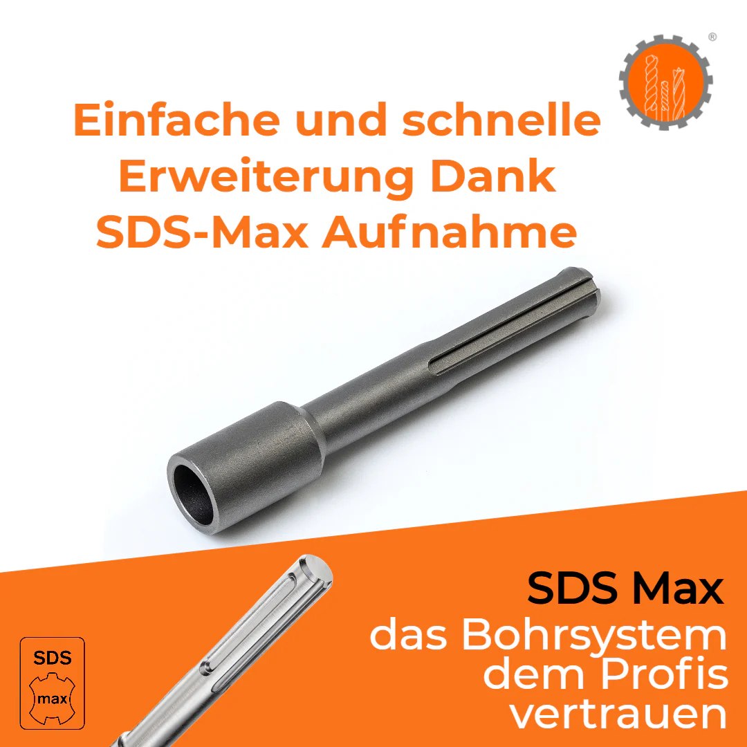SDS Plus / SDS Max Eintreiber zum Einstecken von Tiefenerder / Erdnägeln - Image 6